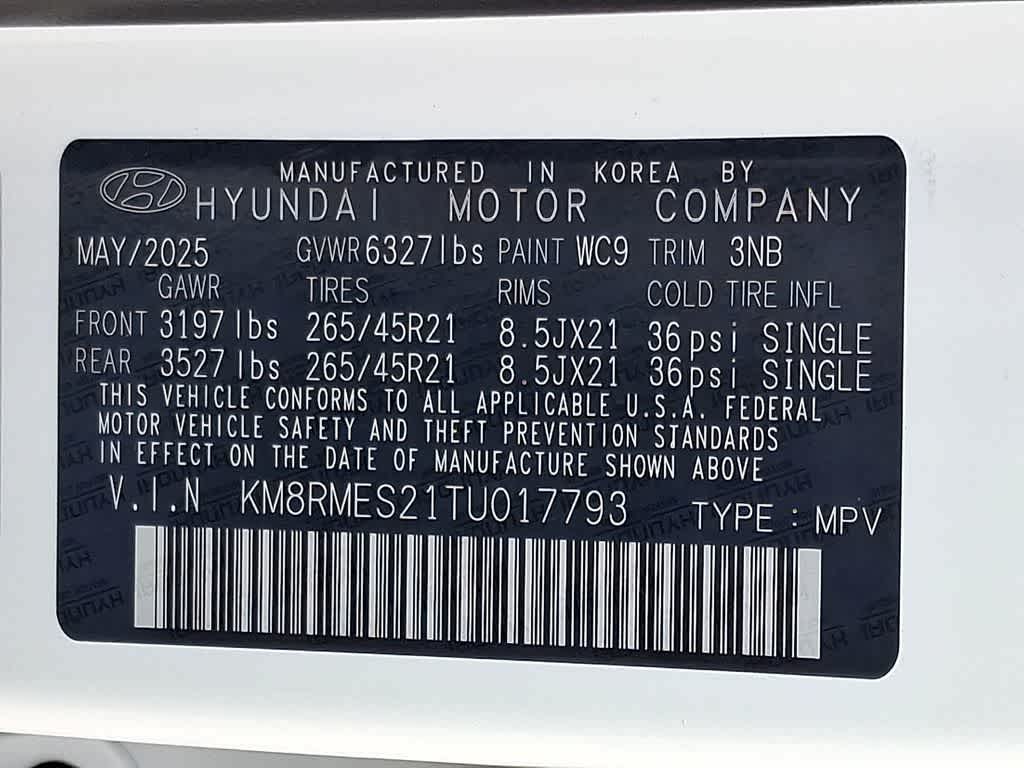 2026 Hyundai PALISADE Calligraphy