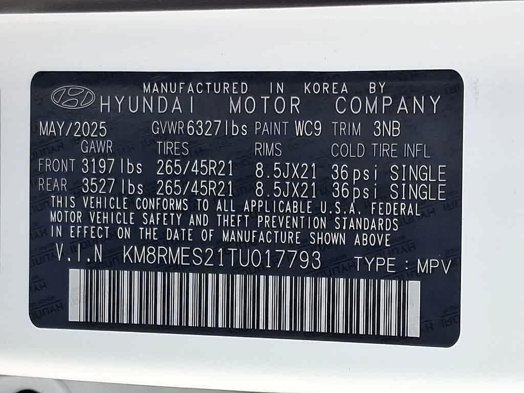 2026 Hyundai PALISADE Calligraphy