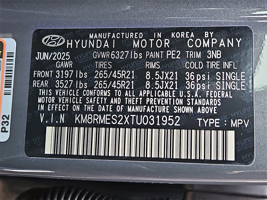 2026 Hyundai PALISADE Calligraphy