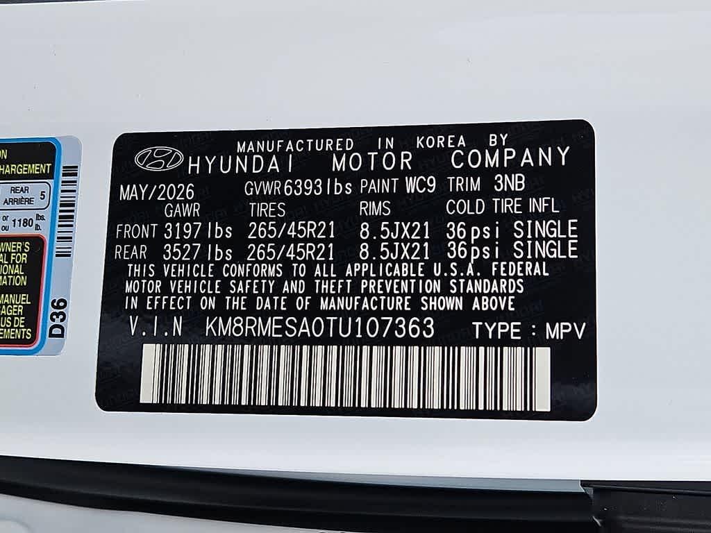 2026 Hyundai PALISADE HYBRID Calligraphy