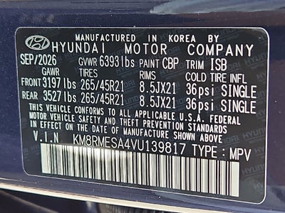 2027 Hyundai PALISADE HYBRID Calligraphy