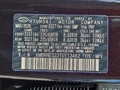 2026 Hyundai PALISADE SEL Premium 7P