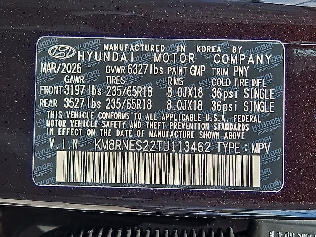 2026 Hyundai PALISADE SEL Premium 7P