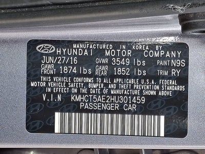 2017 Hyundai ACCENT SE