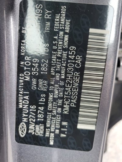 2017 Hyundai ACCENT SE