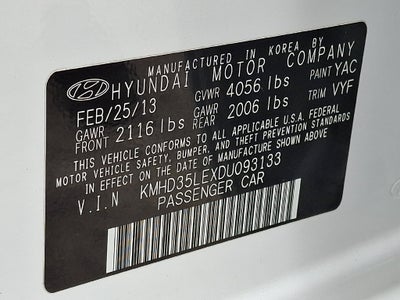2013 Hyundai ELANTRA GT 5Dr HB Auto
