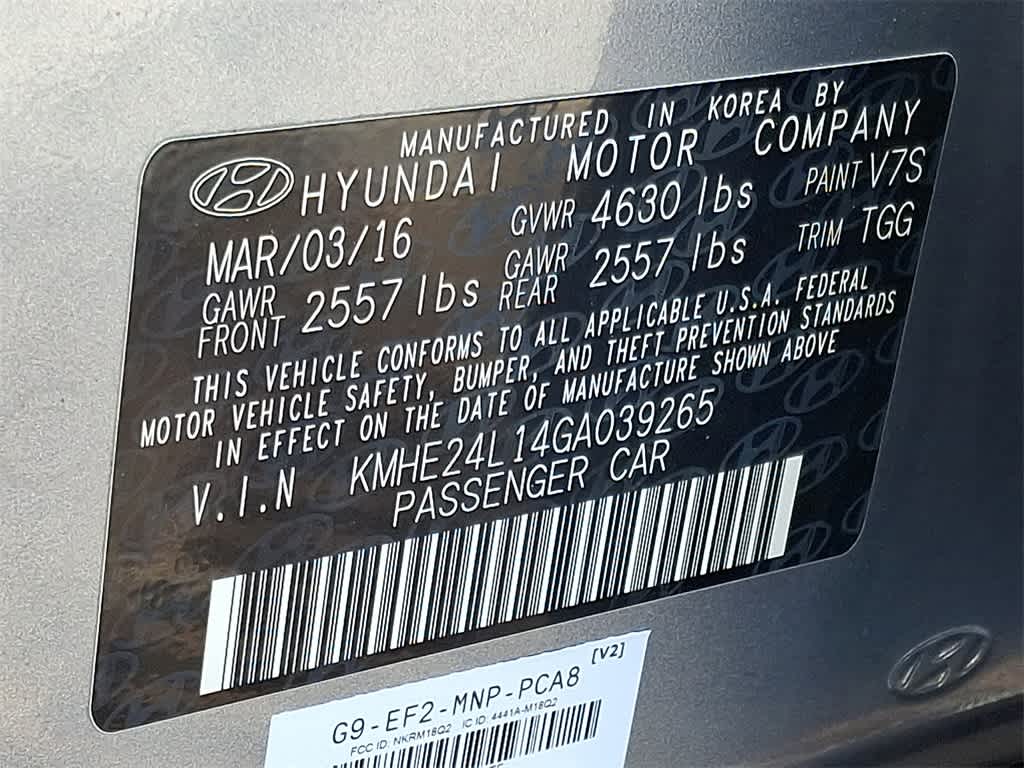 2016 Hyundai SONATA HYBRID SE