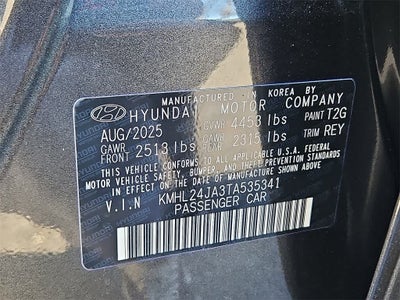 2026 Hyundai SONATA SE