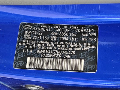 2022 Hyundai ELANTRA SEL