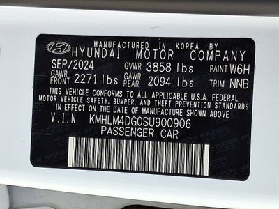 2025 Hyundai ELANTRA SEL Sport