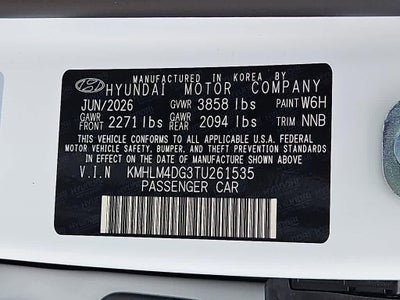 2026 Hyundai ELANTRA SEL Sport