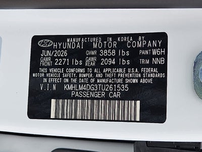 2026 Hyundai ELANTRA SEL Sport