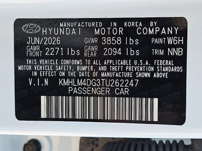 2026 Hyundai ELANTRA SEL Sport Plus