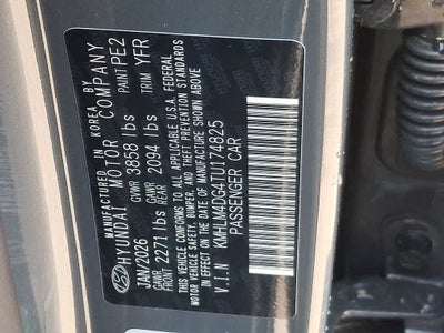 2026 Hyundai ELANTRA SEL Sport