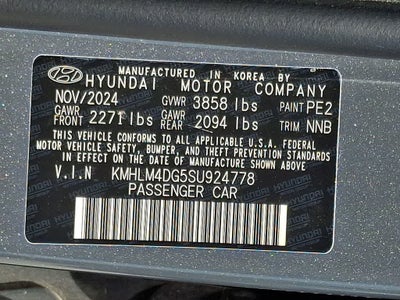 2025 Hyundai ELANTRA SEL Sport