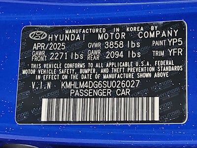 2025 Hyundai ELANTRA SEL Sport