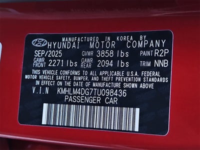 2026 Hyundai ELANTRA SEL Sport