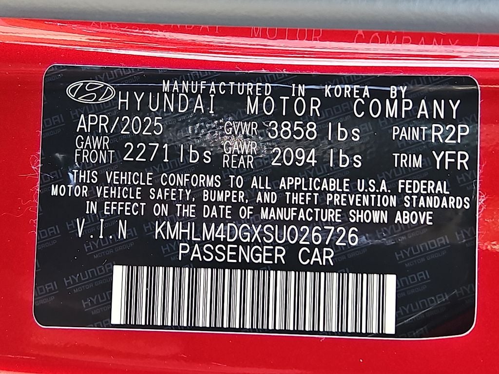 2025 Hyundai ELANTRA SEL Sport