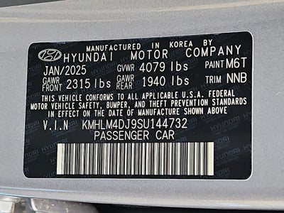 2025 Hyundai ELANTRA HYBRID SEL Sport