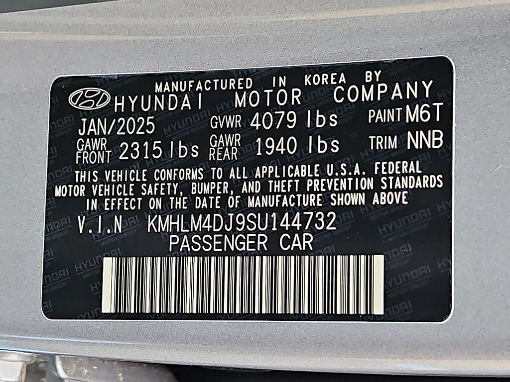 2025 Hyundai ELANTRA HYBRID SEL Sport