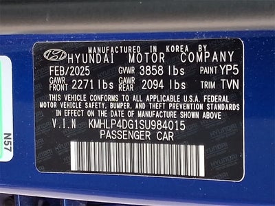 2025 Hyundai ELANTRA Limited