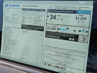 2026 Hyundai ELANTRA Limited