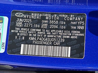 2025 Hyundai ELANTRA Limited