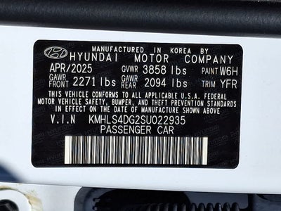 2025 Hyundai ELANTRA SEL Convenience