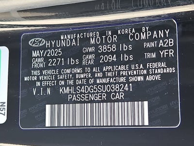 2025 Hyundai ELANTRA SEL Convenience