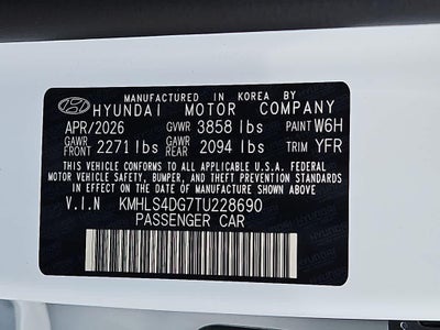 2026 Hyundai ELANTRA SEL Sport Premium