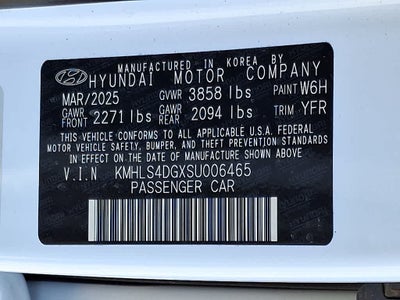 2025 Hyundai ELANTRA SEL Convenience