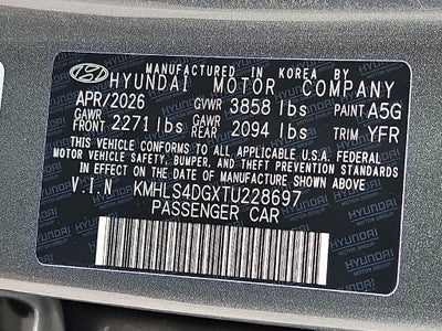 2026 Hyundai ELANTRA SEL Sport Premium
