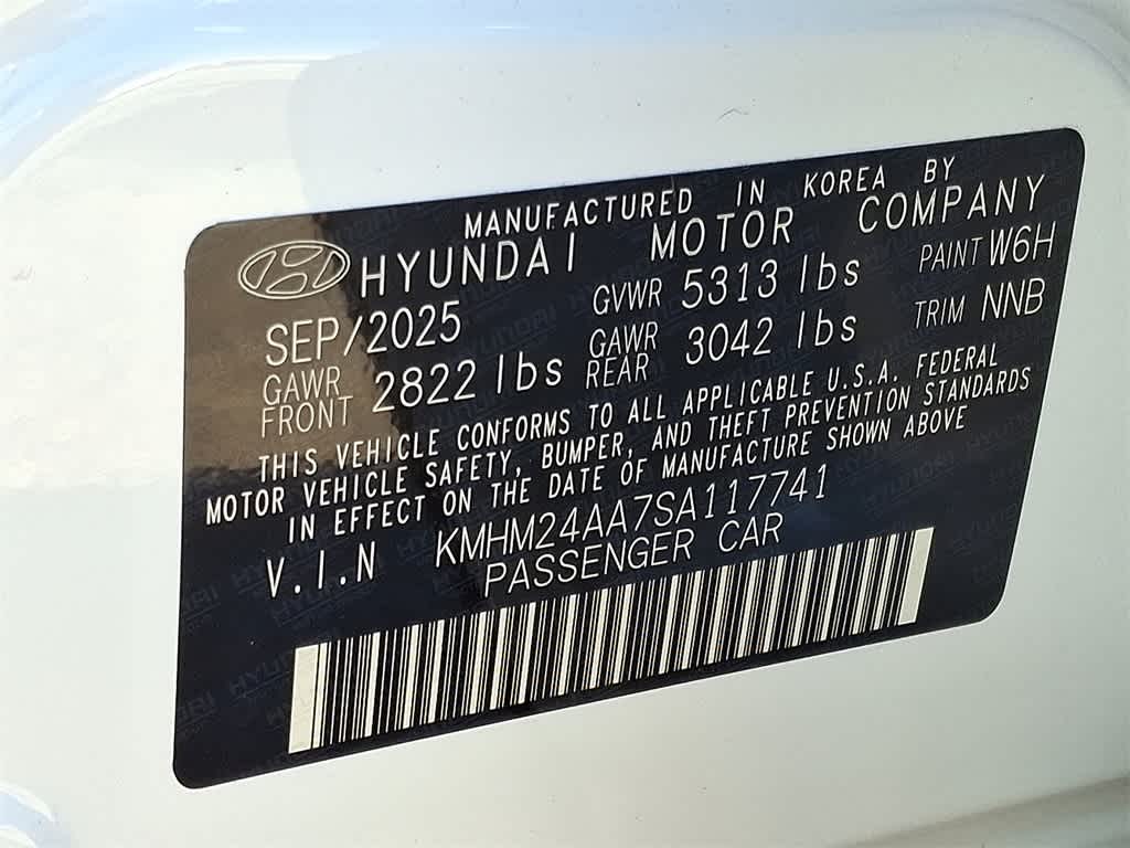 2025 Hyundai IONIQ 6 SE