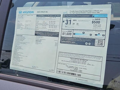 2026 Hyundai VENUE SEL