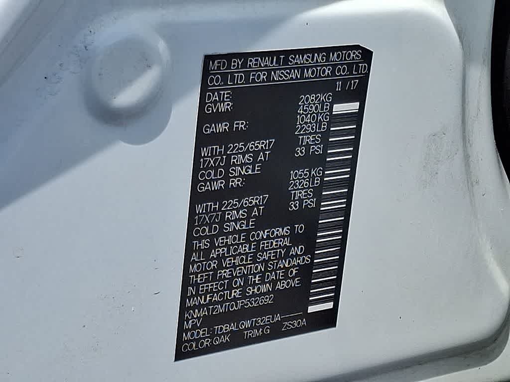 2018 Nissan Rogue SV