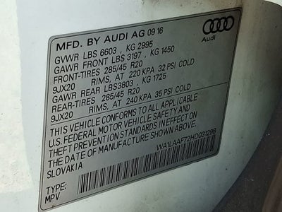 2017 Audi Q7 Premium Plus