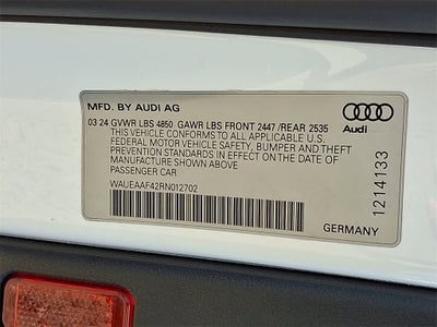 2024 Audi A4 S line Premium Plus
