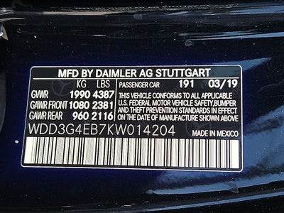 2019 Mercedes-Benz A 220 A 220