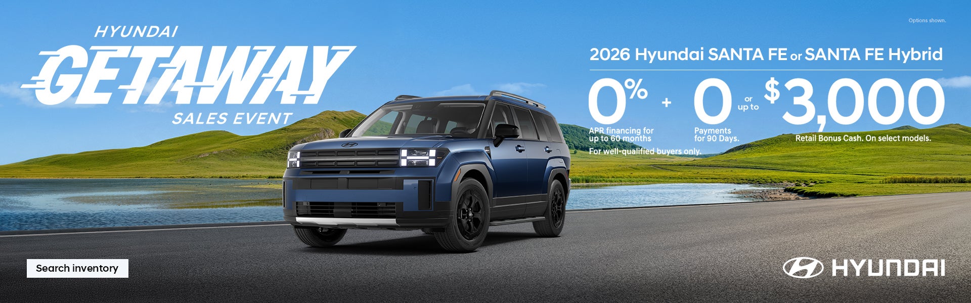0% APR for 60 mos. or $3,000 Total Savings